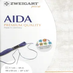 PrecutZweigart Fein-Aida Vintage 18 count Vintage Dune