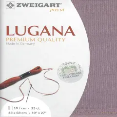 PrecutZweigart Lugana 25 count Lavender