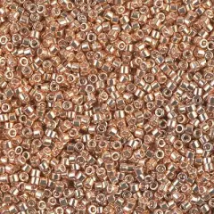 Miyuki Delica Bead 11/0 - DB0411 - Galvanized Apricot Gold