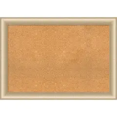 Elegant Framed Corkboard, Natural Cork Elegant Honey
