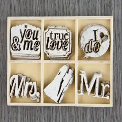 Prima Marketing Inc Wood Icons - Something Blue - 655350572884