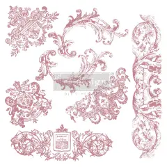 Redesign Decor Clear-Cling Stamps-Chateau De Maisons 12"x12"