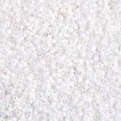 Miyuki Delica Bead 15/0, DBS0202, White Pearl AB