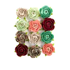 Prima Marketing Inc Prima Flowers&reg; Pretty Mosaic Collection - Peridot - 12 Pcs / 1.25" 655350646912