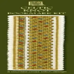 Textile Heritage Celtic Knot Bookmark - Green - Cross Stitch Kit Multicolor