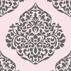 12-Inch Moroccan Damask Wall Stencil | 3737 by Designer Stencils | Pattern Stencils | Reusable Stencils for Painting | Safe & Reusable Template for Wall Decor | Try This Stencil Instead of a Wallpaper | Easy to Use & Clean Art Stencil Pattern