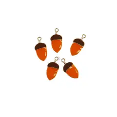 Prima Marketing Inc Pumpkin & Spice Collection Enamel Charms - 5 Pcs 655350647865