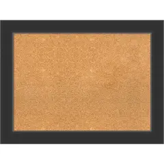 Corvino Wood Framed Corkboard, Natural Cork Corvino Black