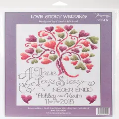 Imaginating Counted Cross Stitch Kit 7.5"X10"-Love Story