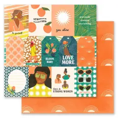 Majestic Collection 12x12 Sheet - Be Bold - 12x12 in, w foil details (10 SHEETS)