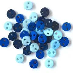 Buttons Galore Tiny Sewing & Craft Buttons for DIY Projects Denim