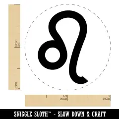 Leo Horoscope Astrological Zodiac Sign Rubber Stamp for Stamping Crafting Planners