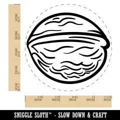 Walnut Drawing Rubber Stamp for Stamping Crafting Planners