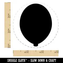 Balloon Party Birthday Rubber Stamp for Stamping Crafting Planners