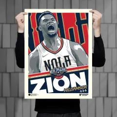 Phenom Gallery New Orleans Pelicans Zion Williamson 18" x 24" Serigraph