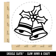 Christmas Bells Rubber Stamp for Stamping Crafting Planners
