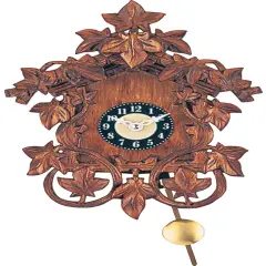 Clck-Wood W/Ivy Chime Ea