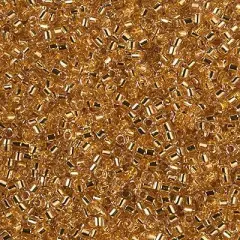 Miyuki Delica Bead 11/0 - DB2521 - 24kt Gold Lined Crystal