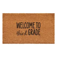 Personalized Welcome to Grade Doormat