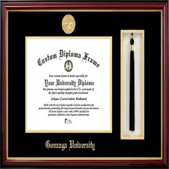 Gonzaga University 10w x 8h Tassel Box and Diploma Frame