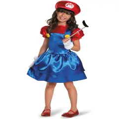Super Mario Brothers Mario With Skirt Girl's Costume