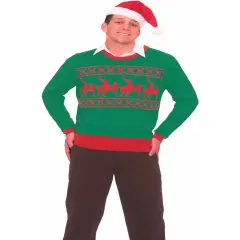 Funny Ugly Christmas Sweater Reindeer Games