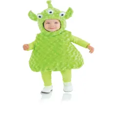 Belly Babies Plush Green Space Alien Toddler Costume