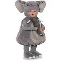 Plush African Safari Zoo Elephant Toddler Costume