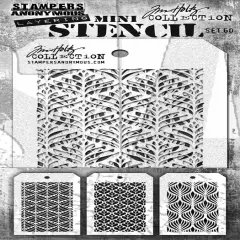 Tim Holtz Mini Layered Stencil Set 3/Pkg