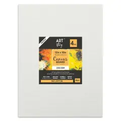 Little Birdie Canvas Board Rectangle 10"X12" 4/Pkg-10"X12"