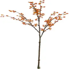 38-Inch Orange Bittersweet Spray with Silk Blooms - Set of 12, Lifelike Floral Stems for Autumn Decor & Seasonal Arrangements, Floral Home by Artificial Flowers