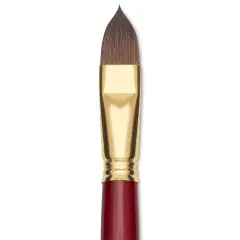Blick Master Synthetic Kolinsky Brush - Short Handle, Filbert, Size 18