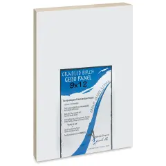 American Easel Gessoed Wood Painting Panel - 9" x 12", 7/8" Cradle