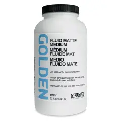 Golden Fluid Medium - Matte, 32 oz jar