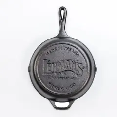 Lodge Lehman's Exclusive Logo Pre Seasoned Cast Iron Cooking Skillet 10.25 inch