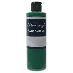 Chromacryl Fluid Acrylic - Green Deep, 250 ml