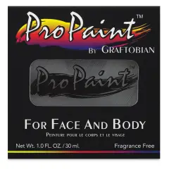Graftobian Pro Paint Face and Body Paint - Graveyard Gray, 30 ml