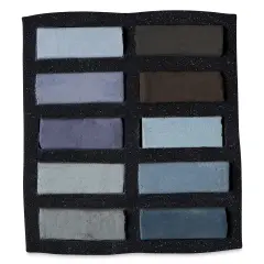 Art Spectrum Extra Soft Square Pastels - Warm Greys, Set of 10