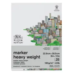 Winsor & Newton Heavyweight Marker Pad - 9" x 12"