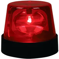 Large New 7 Inch Red Flashing Beacon Party Strobe Light