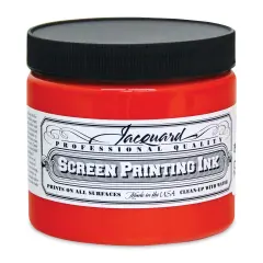 Jacquard Screen Printing Ink - Scarlet, 16 oz