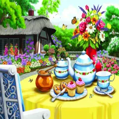 Sunsout Honey andTea 1000 pc Large Pieces Jigsaw Puzzle 63088
