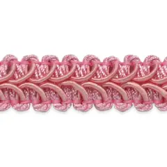 20 yards of Alice Classic Woven BraidTrim | 20 yard cut Pink