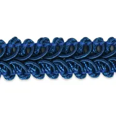 20 yards of Alice Classic Woven BraidTrim | 20 yard cut Royal Blue