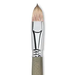 Escoda Modernista Tadami Synthetic Mongoose Brush - Filbert, Long Handle, Size 18
