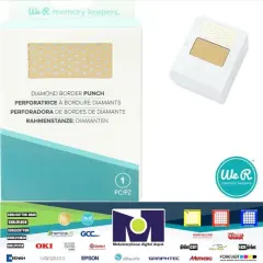 We R Memory Keepers Edge Cartridge Punch-Diamonds 60000373 By American Crafts