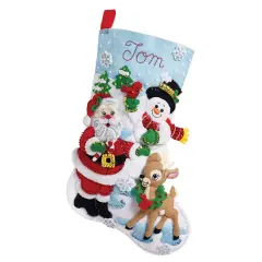 BucillaSanta's Gathering Stocking Kit Multi