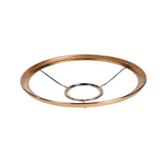 B & P Lamp Shade Ring Holder Brass Plated 10 inch Fit