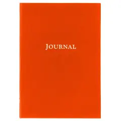 Hardcover Desk Journal by Family Tree - 8"x5.5" BookclothDk Orange