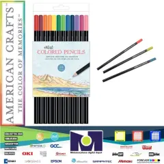 American Crafts - Art Supply Basics Collection Colored Pencil Set 24/Pk 34011315